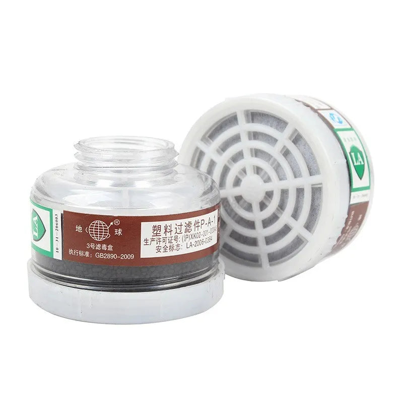 Chemical Resin Mask Industrial Safety Full Face Gas Mask Paint Workplace Safety Carbon Filter Box Dust Respirator Silicone large