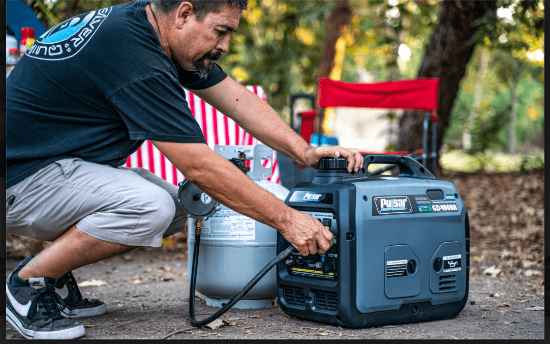 Pulsar Products GD400BN 4000W Portable Super-quiet Dual Fuel & Parallel Capability RV-Ready CARB Compliant-1
