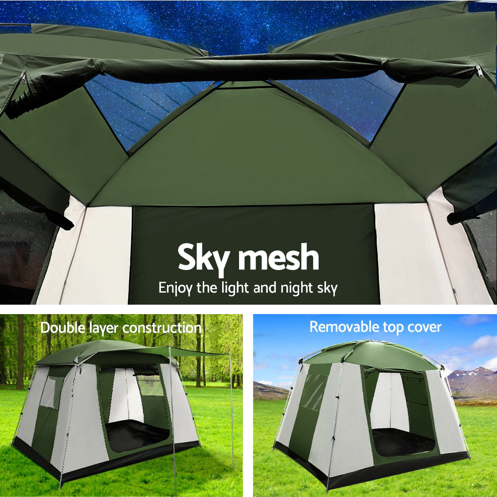 NNEDSZ Weisshorn Camping Tent 6 Person Tents Family Hiking Dome-4