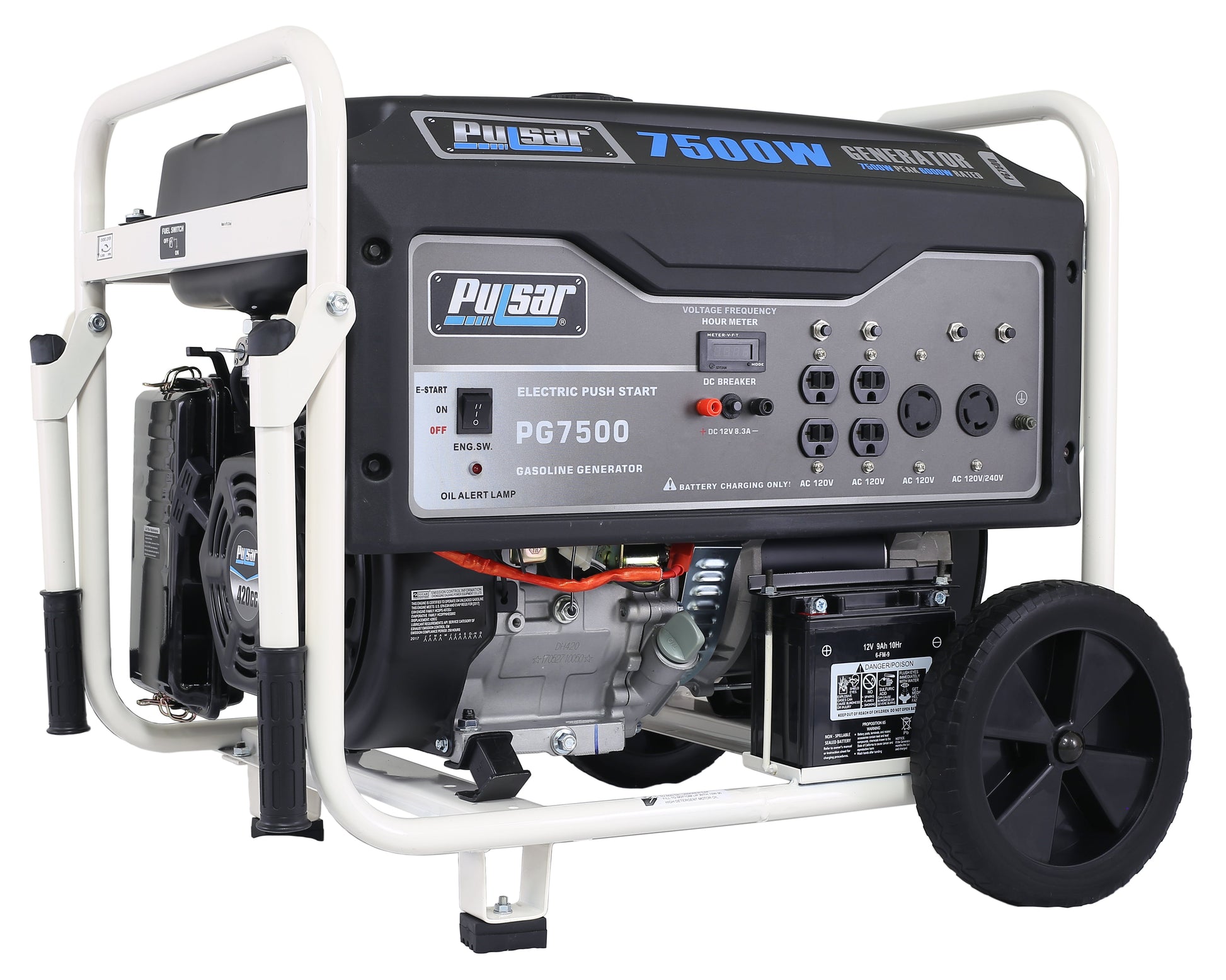 Pulsar 7500W Gas Powered Generator-0